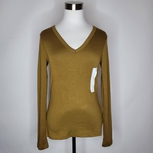 NWOT A New Day Slim Fit Long Sleeves Top Size XS